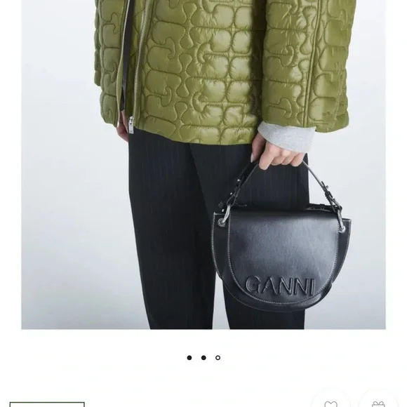 Ganni black banner bag - Picture 3 of 4